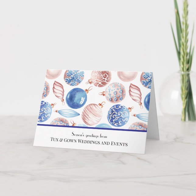 Cartes Pour Fêtes Annuelles Logo professionnel personnalisé QR Code Entreprise (Devant)