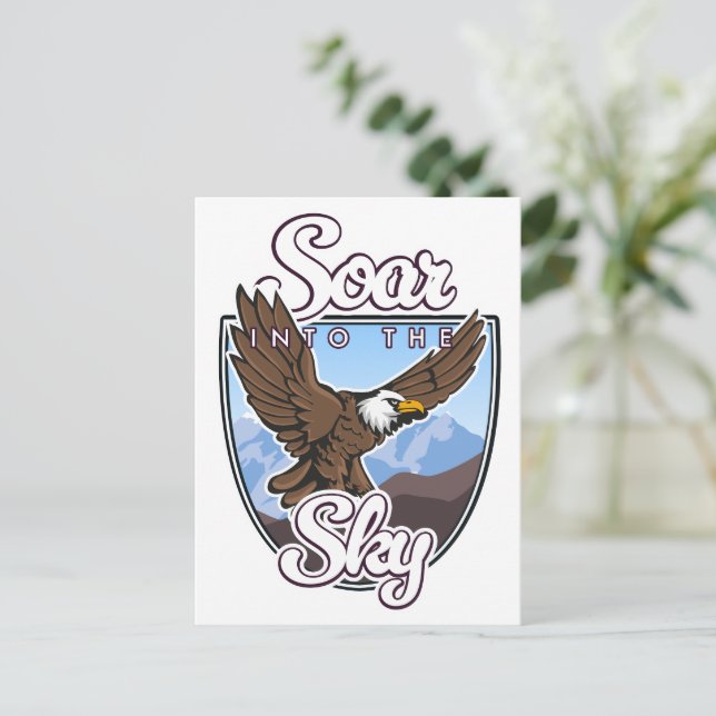 Cartes Pour Fêtes Annuelles logo S'Envolez vers le Ciel (Debout devant)