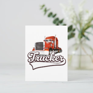 Cartes Pour Fêtes Annuelles Logo vintage du camion