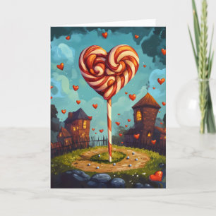 Cartes Pour Fêtes Annuelles Lollipop Tree Funny Sweet Day