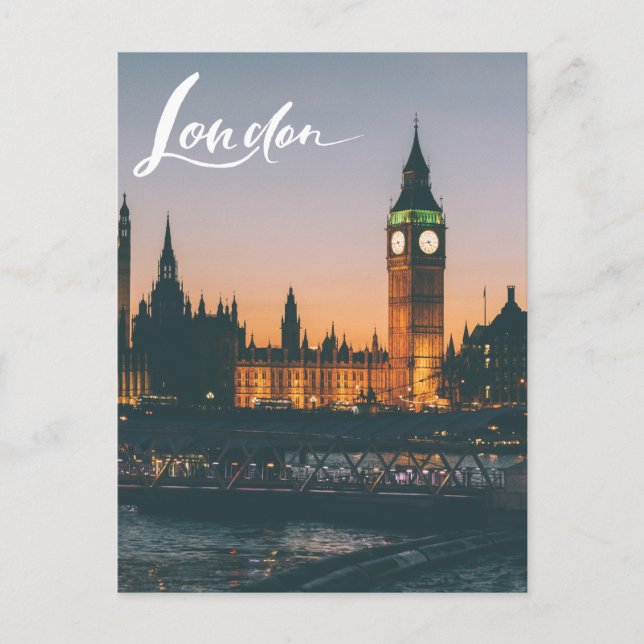 Cartes Pour Fêtes Annuelles Londres (Devant)
