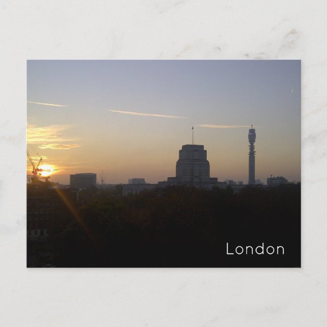 Cartes Pour Fêtes Annuelles Londres (Devant)