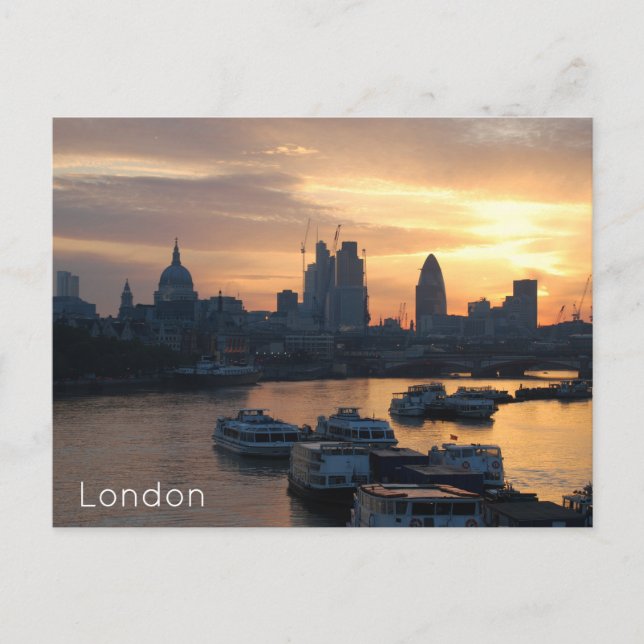 Cartes Pour Fêtes Annuelles Londres (Devant)