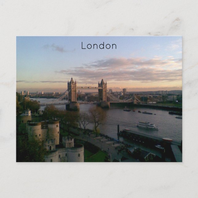 Cartes Pour Fêtes Annuelles Londres (Devant)