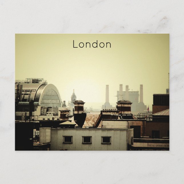 Cartes Pour Fêtes Annuelles Londres - Skyline (Devant)
