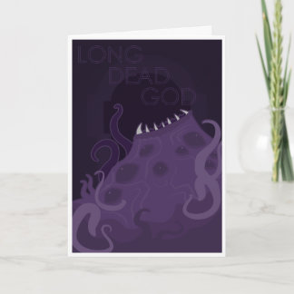 Cartes Pour Fêtes Annuelles Long Dieu mort - vieux dieux de culte