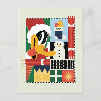 Cartes Pour Fêtes Annuelles LOONEY TUNES™ DAFFY DUCK™ Joyeux Canards