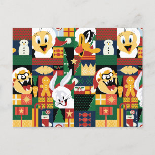 Cartes Pour Fêtes Annuelles LOONEY TUNES™Modèle de bloc de vacances