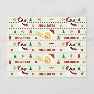 Cartes Pour Fêtes Annuelles LOONEY TUNES™ SYLVESTER™ & TWEETY™ Motif de Fêtes