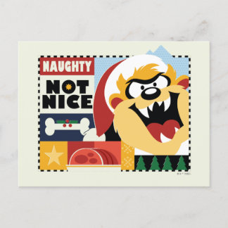 Cartes Pour Fêtes Annuelles LOONEY TUNES™ TAZ™ Méchant Pas Gentil