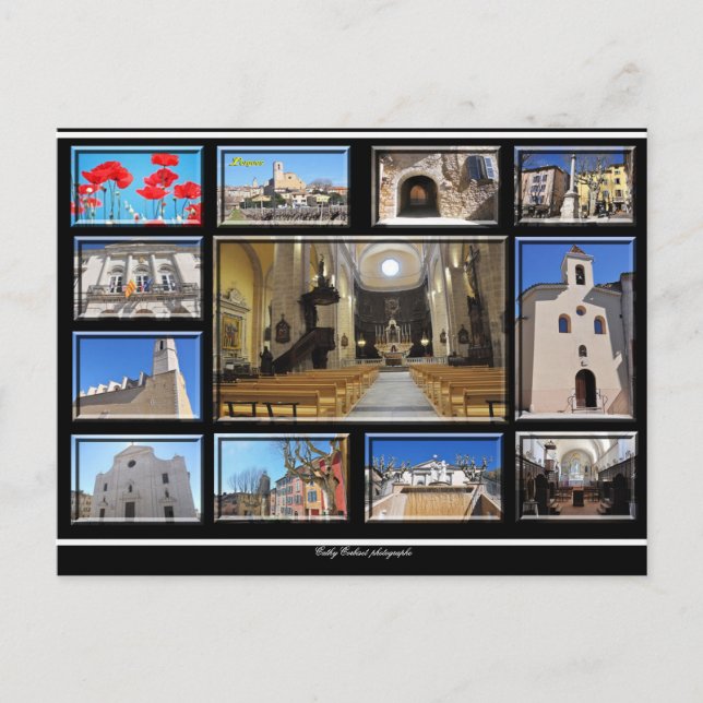 Cartes Pour Fêtes Annuelles Lorgues, village provençal, 83510 Var France (Devant)