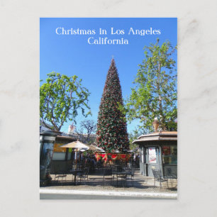 Cartes Pour Fêtes Annuelles Los Angeles Christmas Postcard!