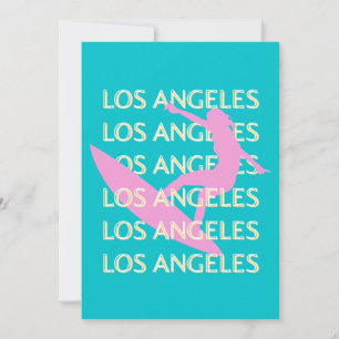 Cartes Pour Fêtes Annuelles Los Angeles Travel Art, Californie, Amateurs de Su