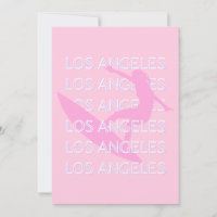 Los Angeles Travel Art, Californie, Rose, Preppy