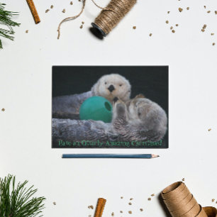 Cartes Pour Fêtes Annuelles Loutres absolument incroyables