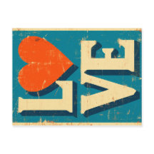 LOVE 1960s-Inspiré Graphics