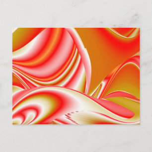 Cartes Pour Fêtes Annuelles Love and Gold Abstrait 3D Rainbowart