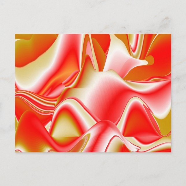 Cartes Pour Fêtes Annuelles Love and Gold Abstrait 3D Rainbowart (Devant)