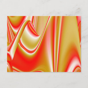 Cartes Pour Fêtes Annuelles Love and Gold Abstrait 3D Rainbowart