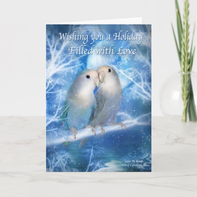 Cartes Pour Fêtes Annuelles Love At Christmas ArtCard (Devant)