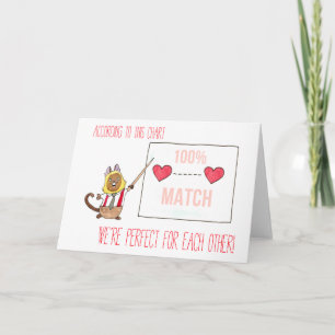 Cartes Pour Fêtes Annuelles Love Chart valentine