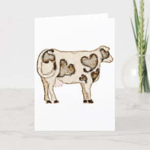 Cartes Pour Fêtes Annuelles Love Cow