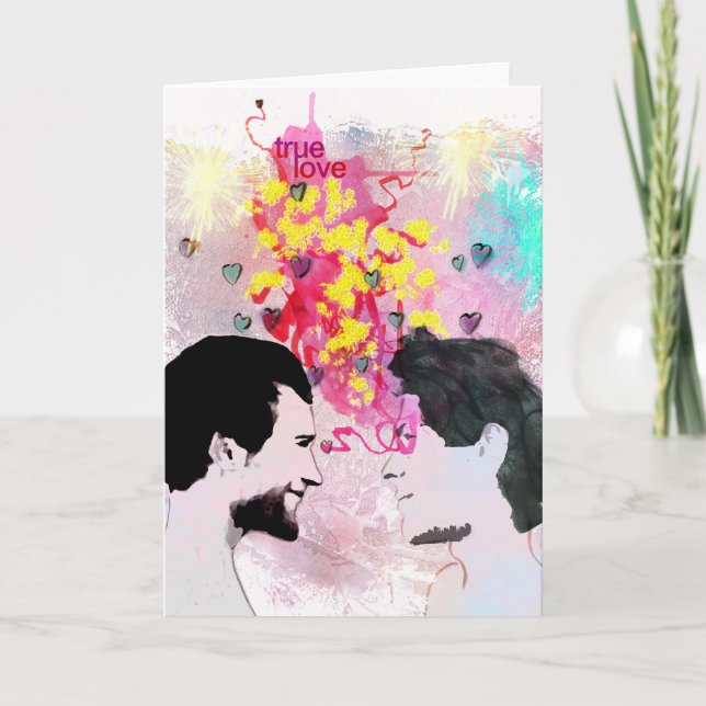 Cartes Pour Fêtes Annuelles Love Dream 2 (Devant)