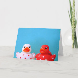 Cartes Pour Fêtes Annuelles Love Ducks