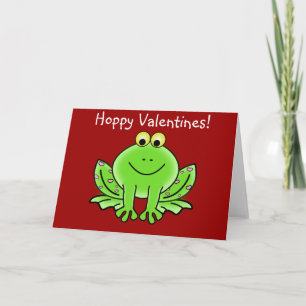 Cartes Pour Fêtes Annuelles Love Frog Funny Salutation: La Saint Valentin chan