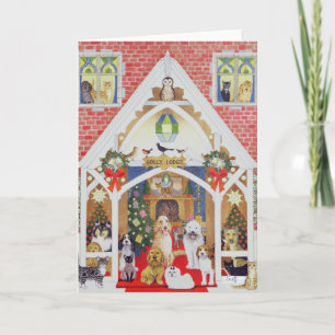 Cartes Pour Fêtes Annuelles Love from Holly Lodge