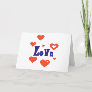 Cartes Pour Fêtes Annuelles Love Holiday Card