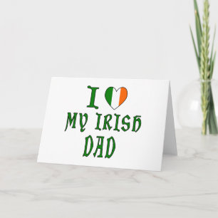 Cartes Pour Fêtes Annuelles Love Irish Papa