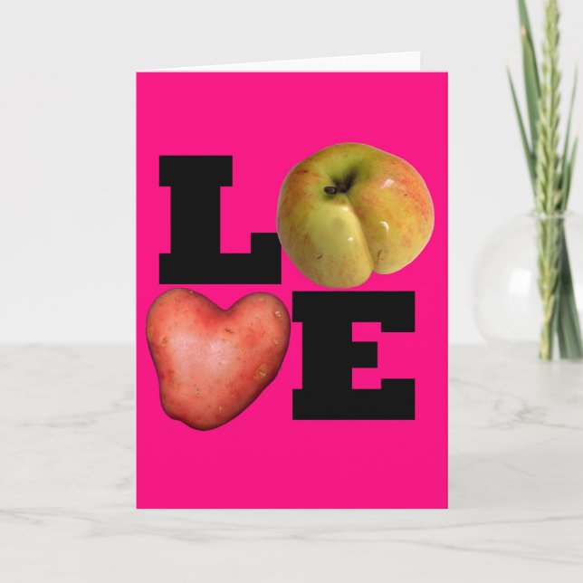 Cartes Pour Fêtes Annuelles LOVE Pink Valentine's Day Greeting 1 (Devant)