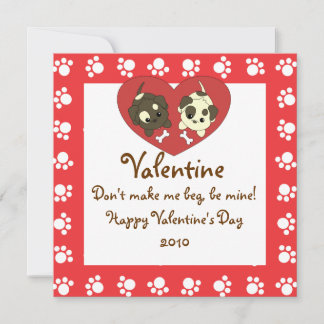Cartes Pour Fêtes Annuelles Love Puppies