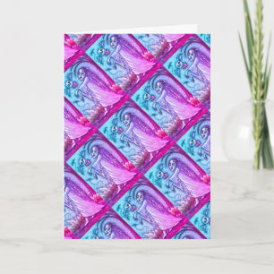 CARTES POUR FÊTES ANNUELLES LOVE SICK GIRL ZOMBIE FOLLOWING HER HEART, WHIMSY