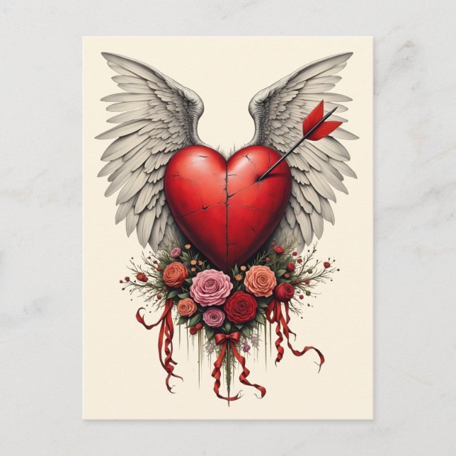 Cartes Pour Fêtes Annuelles "Love Struck" Valentine (Devant)