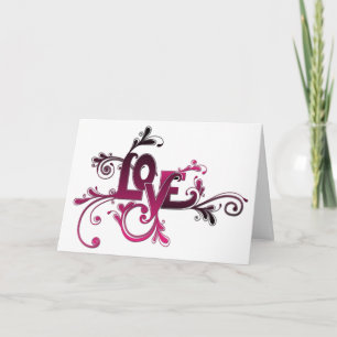 Cartes Pour Fêtes Annuelles Love Valentine Card