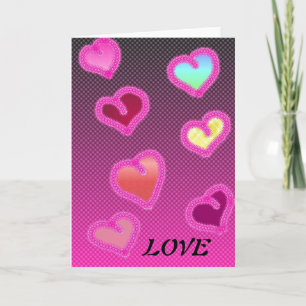 Cartes Pour Fêtes Annuelles LOVE Valentine's Day Card