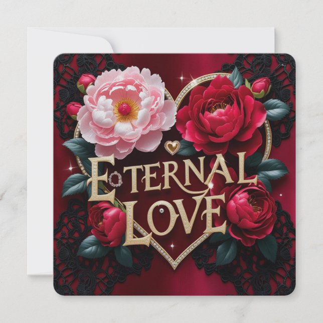 Cartes Pour Fêtes Annuelles Love valentine's day cards (Devant)