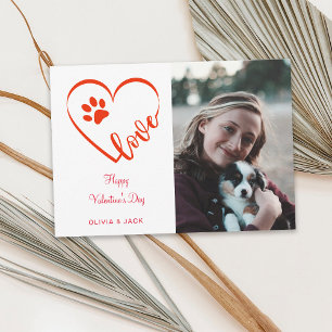Cartes Pour Fêtes Annuelles Love Valentines Day Chien Photo