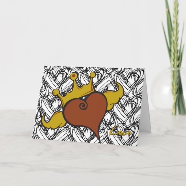 Cartes Pour Fêtes Annuelles LoveCard (Devant)