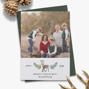 Cartes Pour Fêtes Annuelles Loved Dearly 1 Photo Holiday