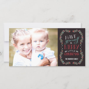 Cartes Pour Fêtes Annuelles Lovely Garlands Holiday Photo Card