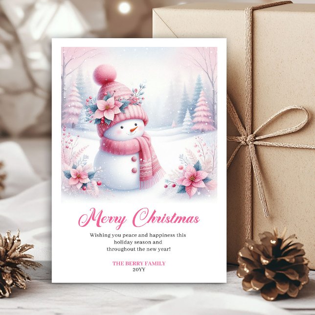 Cartes Pour Fêtes Annuelles Lovely Snowy Forest Kids Printable Christmas Card (Lovely Snowy Forest Kids Printable Christmas Greeting Card

)