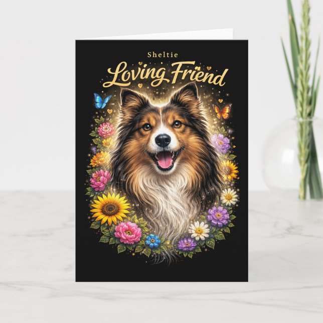 Cartes Pour Fêtes Annuelles Loving Friend (Devant)