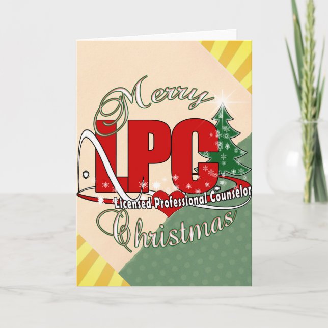 Cartes Pour Fêtes Annuelles LPC CHRISTMAS Conseiller professionnel agréé (Devant)