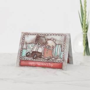 Cartes Pour Fêtes Annuelles Lucky Bears - Valentine