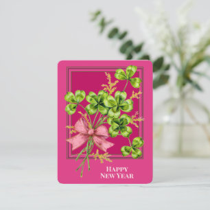Cartes Pour Fêtes Annuelles Lucky Charm Shamrock Vintage Migné Bonne année