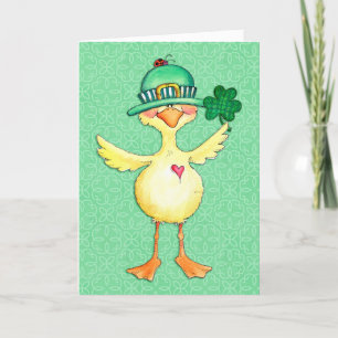 Cartes Pour Fêtes Annuelles Lucky Duck