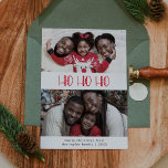 Cartes Pour Fêtes Annuelles LUCY Red Fun Kid Famille Ho Ho Ho 2 Photo Noël<br><div class="desc">LUCY Red Fun Kid Famille Ho Ho Ho 2 Photo Carte de vacances de Noël. Personnalisez le dos avec un accueil de vacances ou des nouvelles de famille en option,  et votre nom de famille.</div>